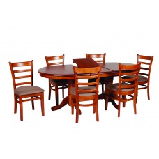 Jaguar 7 Piece Oval Dining Setting with Extension